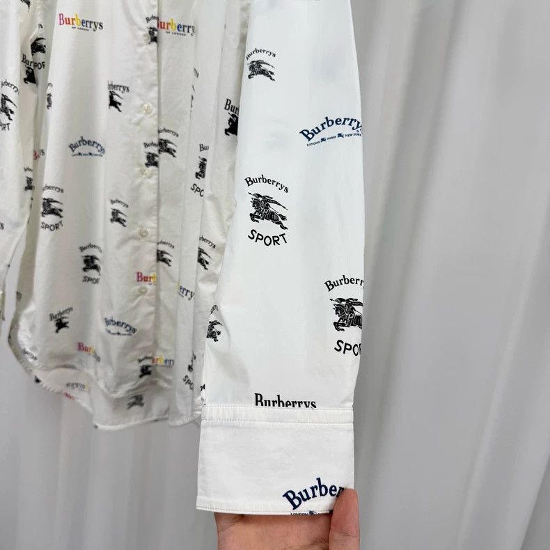 Burberry Burberry War Horse Letter All-over Print Shirt-yf Size US M / EU 48-50 / 2 - 4 Thumbnail