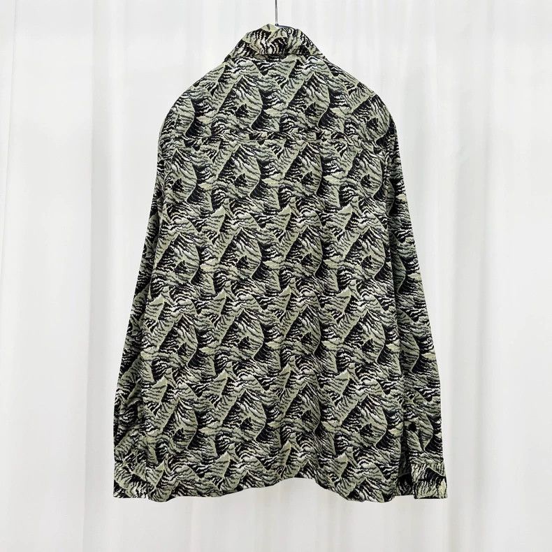 Acne Studios Acne Studios Green Mountain Print Zip Jacket-yf Size US L / EU 52-54 / 3 - 2 Thumbnail
