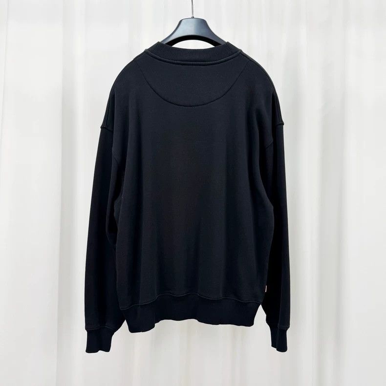 Acne Studios Acne Studios Embroidered Smile Sweatshirt-yf Size US XXS / EU 40 - 2 Thumbnail