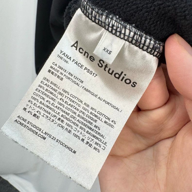 Acne Studios Acne Studios Embroidered Smile Sweatshirt-yf Size US XXS / EU 40 - 6 Thumbnail