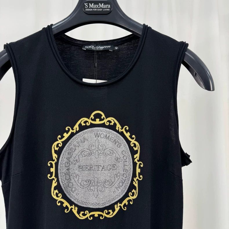 Dolce & Gabbana Dolce&Gabbana Printed Sleeveless Top-yf Size US L / EU 52-54 / 3 - 3 Thumbnail