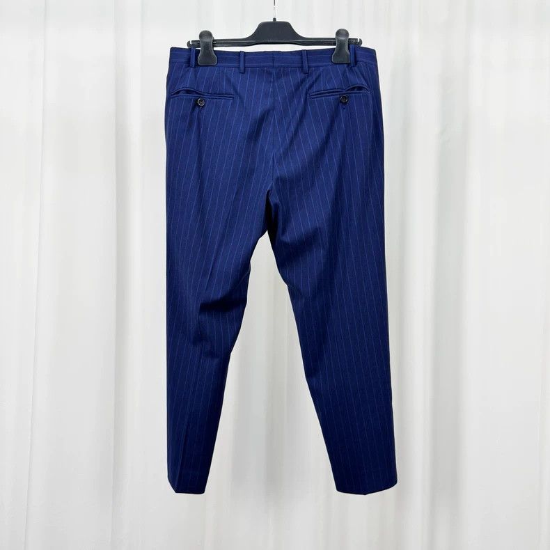 Ermenegildo Zegna Canali Wool Striped Tailored Trousers-yf Size US 32 / EU 48 - 2 Thumbnail