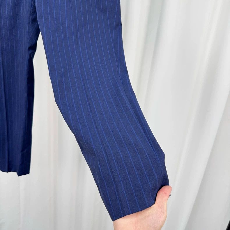 Ermenegildo Zegna Canali Wool Striped Tailored Trousers-yf Size US 32 / EU 48 - 4 Thumbnail