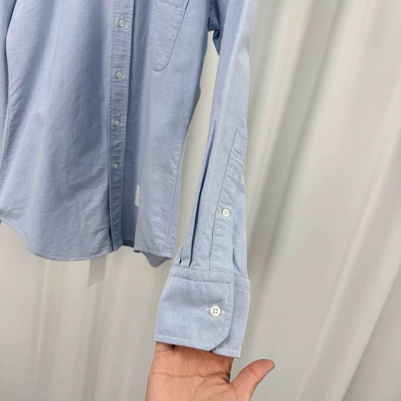 Thom Browne Thom Browne Light Blue Button-Up Shirt-yf Size US M / EU 48-50 / 2 - 4 Thumbnail