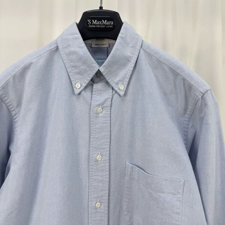 Thom Browne Thom Browne Light Blue Button-Up Shirt-yf Size US M / EU 48-50 / 2 - 3 Thumbnail