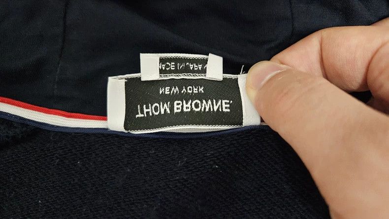 Thom Browne THOM BROWNE 4-Stripe Zip Hoodie - dmc Size US M / EU 48-50 / 2 - 6 Thumbnail