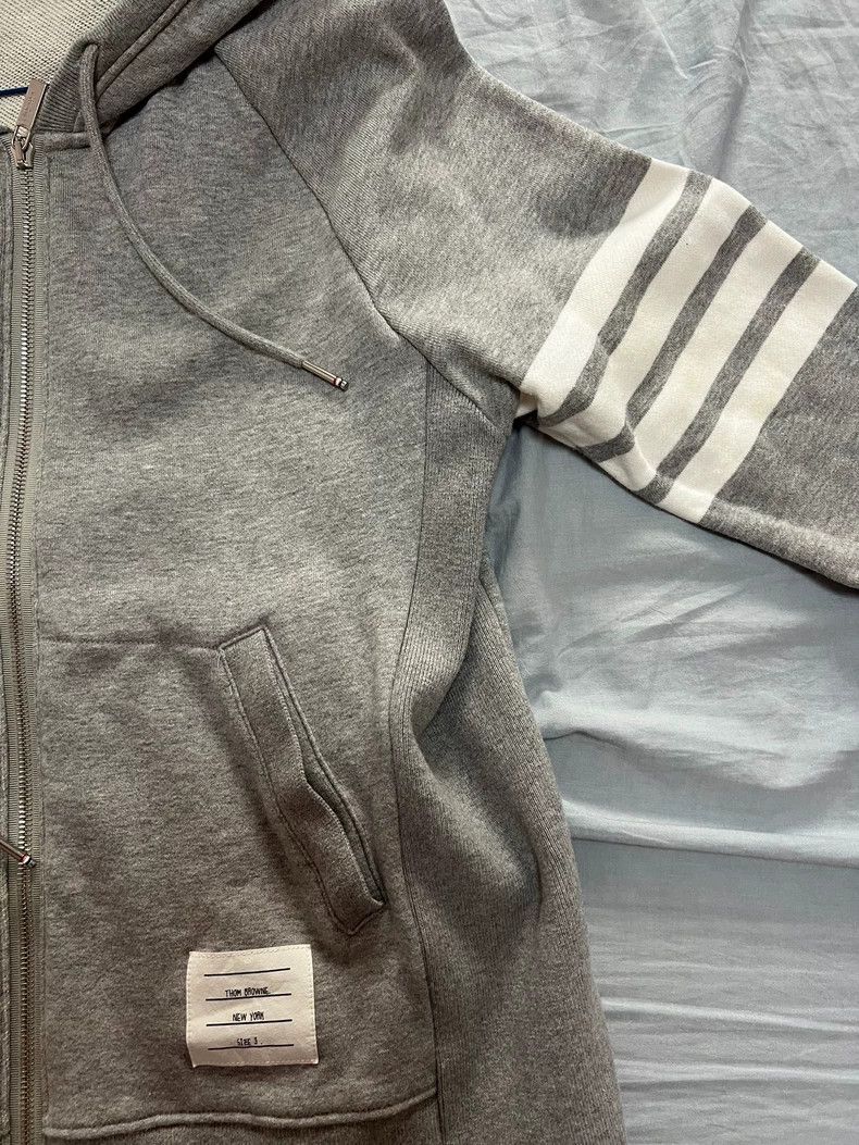 Thom Browne THOM BROWNE Classic Gray Hoodie - dmc Size US M / EU 48-50 / 2 - 4 Thumbnail