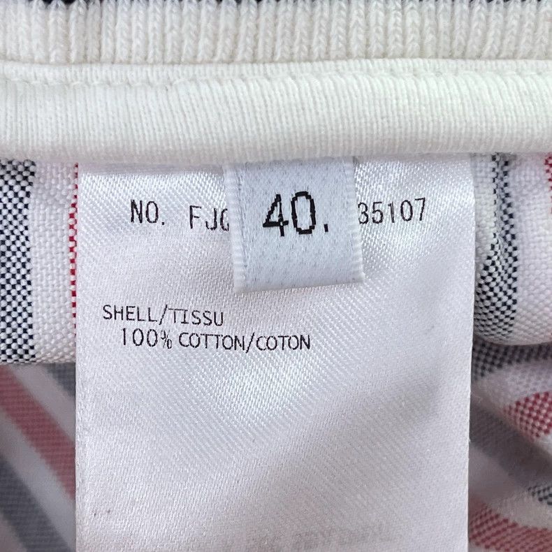 Thom Browne Thom Browne Cream Striped Sweatpants - dmc Size US 31 - 4 Thumbnail