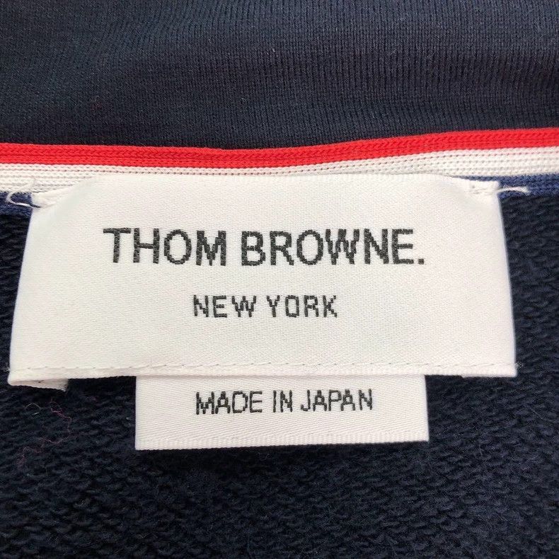 Thom Browne Thom Browne Classic Navy Hoodie Jacket - dmc Size US M / EU 48-50 / 2 - 5 Thumbnail