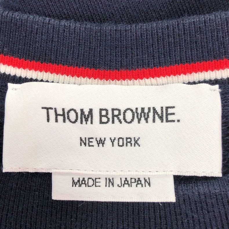Thom Browne Thom Browne Classic Navy Sweatshirt - dmc Size US XS / EU 42 / 0 - 5 Thumbnail