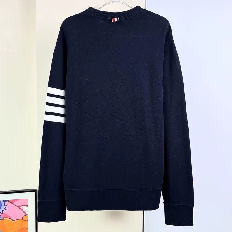 Thom Browne Thom Browne Classic Navy Sweatshirt - dmc Size US XS / EU 42 / 0 - 2 Thumbnail