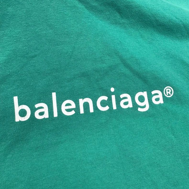Balenciaga Balenciaga Teal Short Sleeve T-Shirt - dmc Size US M / EU 48-50 / 2 - 3 Thumbnail