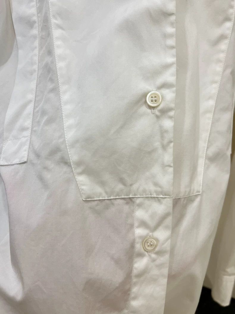 Loewe LOEWE Asymmetric White Button-Up Shirt - dmc Size US S / EU 44-46 / 1 - 5 Thumbnail