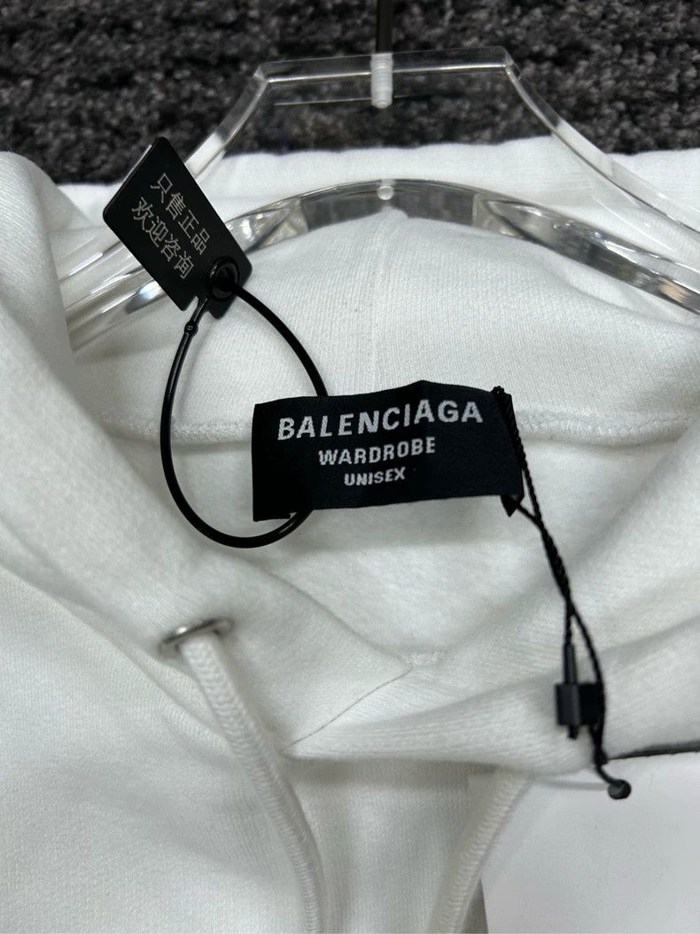 Balenciaga Balenciaga Logo Double Hook Hoodie - dmc Size US M / EU 48-50 / 2 - 4 Thumbnail