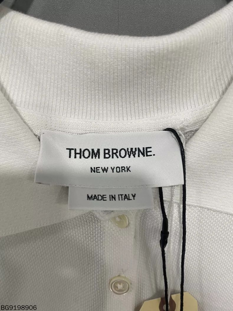 Thom Browne Thom Browne Classic Back Stripe Polo Dress - dmc Size US M / EU 48-50 / 2 - 6 Thumbnail