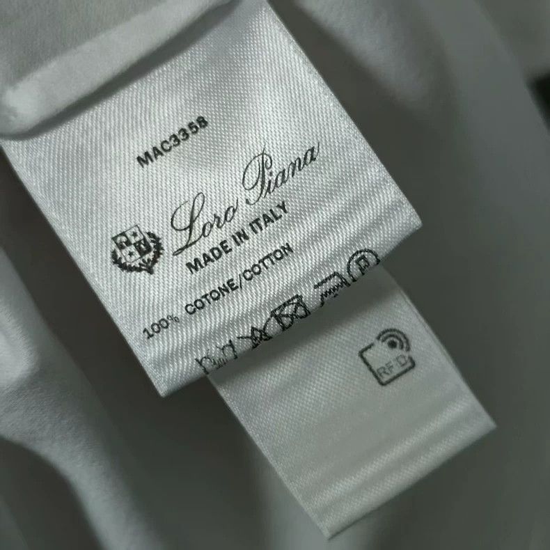 Loro Piana LoroPiana White Embroidered Short Sleeve - dmc Size US M / EU 48-50 / 2 - 5 Thumbnail