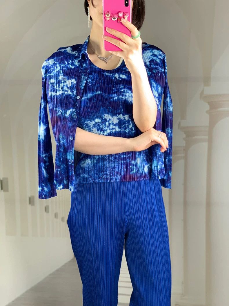 Issey Miyake Issey Miyake PP Wave Pattern Shirt - dmc Size US M / EU 48-50 / 2 - 4 Thumbnail
