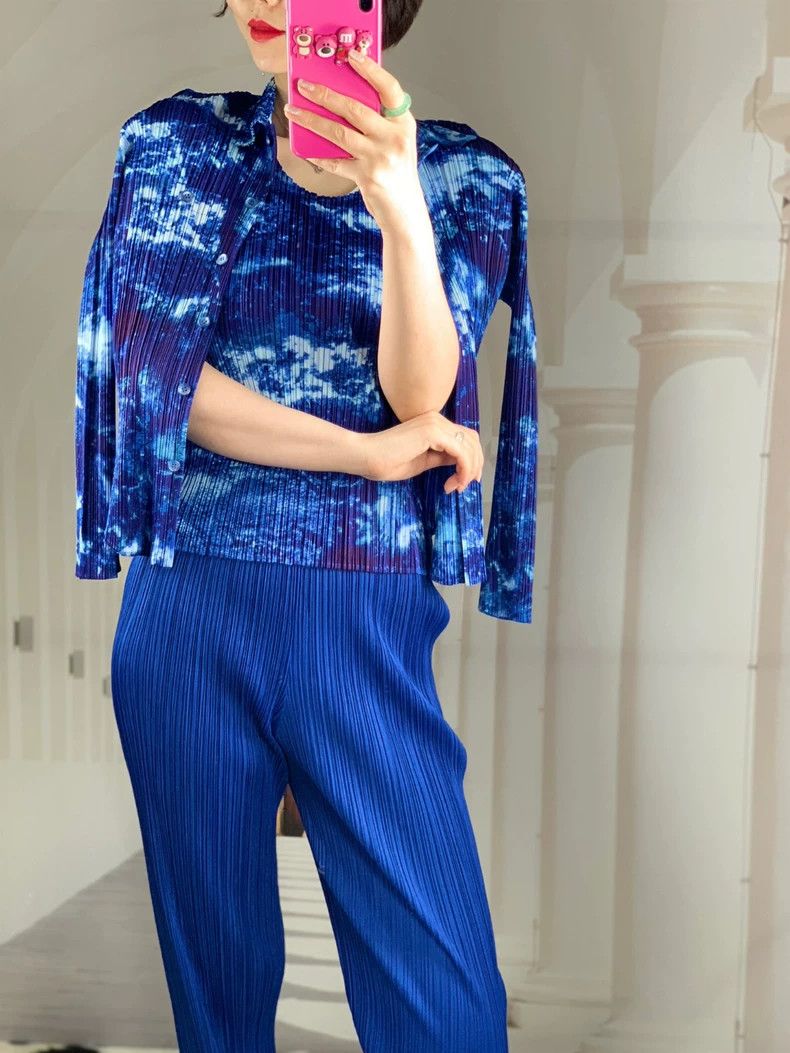 Issey Miyake Issey Miyake PP Wave Pattern Shirt - dmc Size US M / EU 48-50 / 2 - 3 Thumbnail
