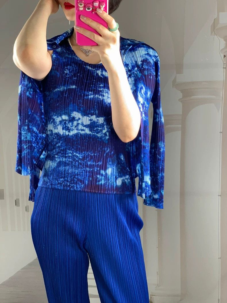 Issey Miyake Issey Miyake PP Wave Pattern Shirt - dmc Size US M / EU 48-50 / 2 - 6 Thumbnail