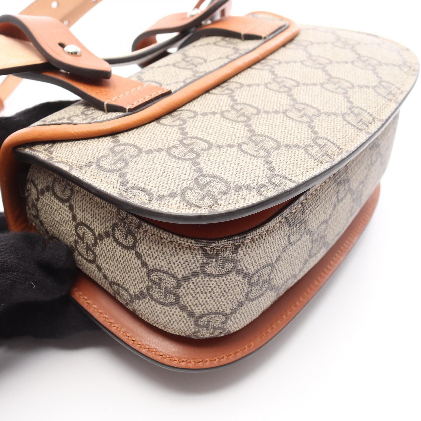 Gucci Gucci Gucci Bamboo 1947 GG Supreme Coated Canvas Belt Bag Canvas Belt Bag 681137 DUTY FREE for USA Size ONE SIZE - 6 Thumbnail