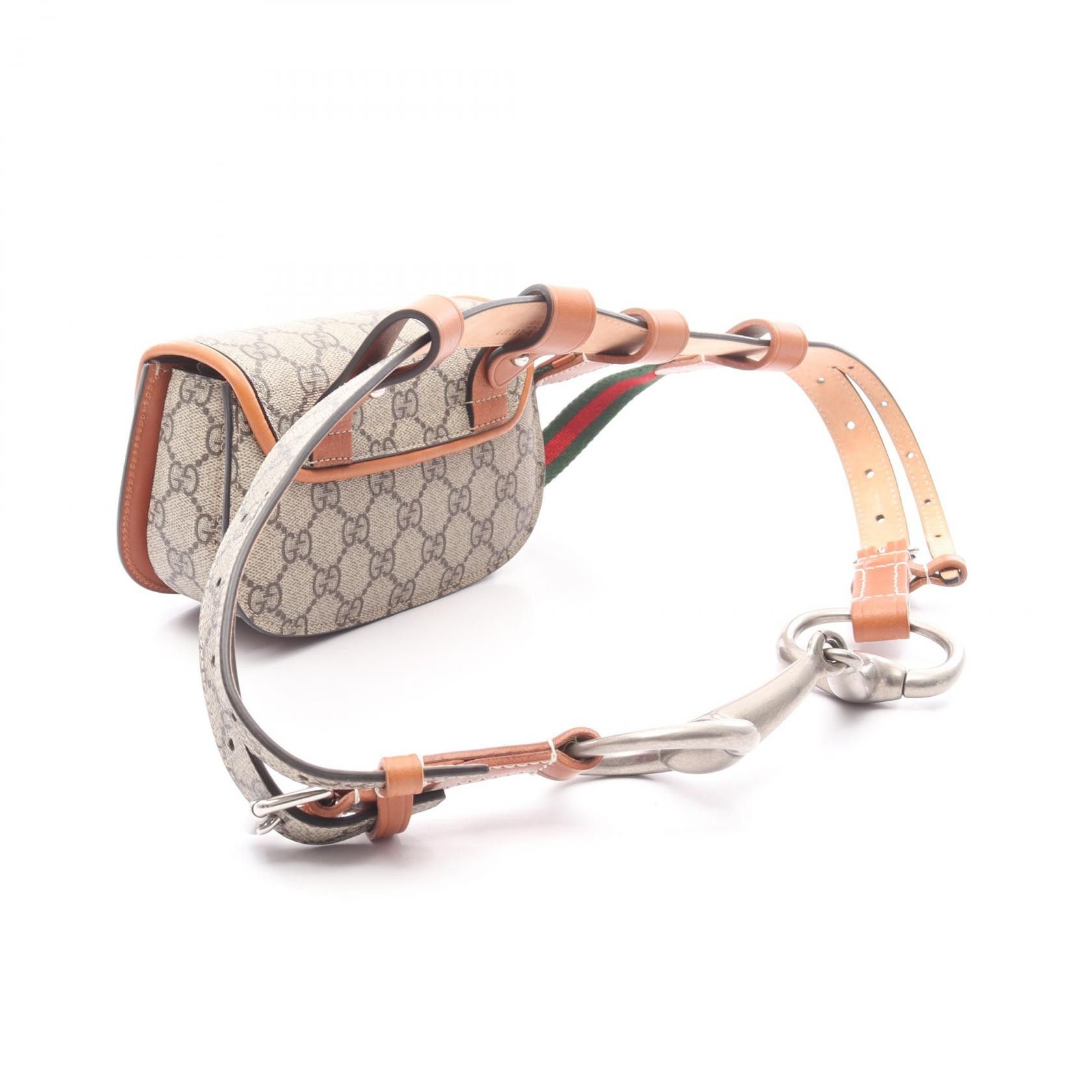 Gucci Gucci Gucci Bamboo 1947 GG Supreme Coated Canvas Belt Bag Canvas Belt Bag 681137 DUTY FREE for USA Size ONE SIZE - 2 Thumbnail