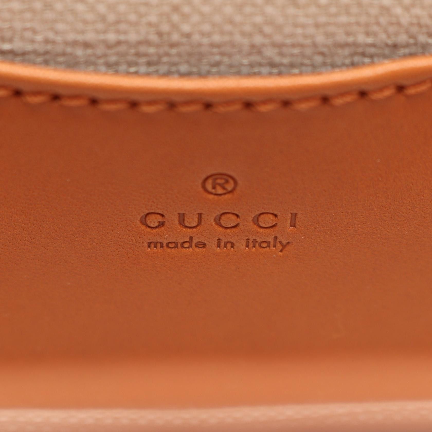 Gucci Gucci Gucci Bamboo 1947 GG Supreme Coated Canvas Belt Bag Canvas Belt Bag 681137 DUTY FREE for USA Size ONE SIZE - 4 Thumbnail