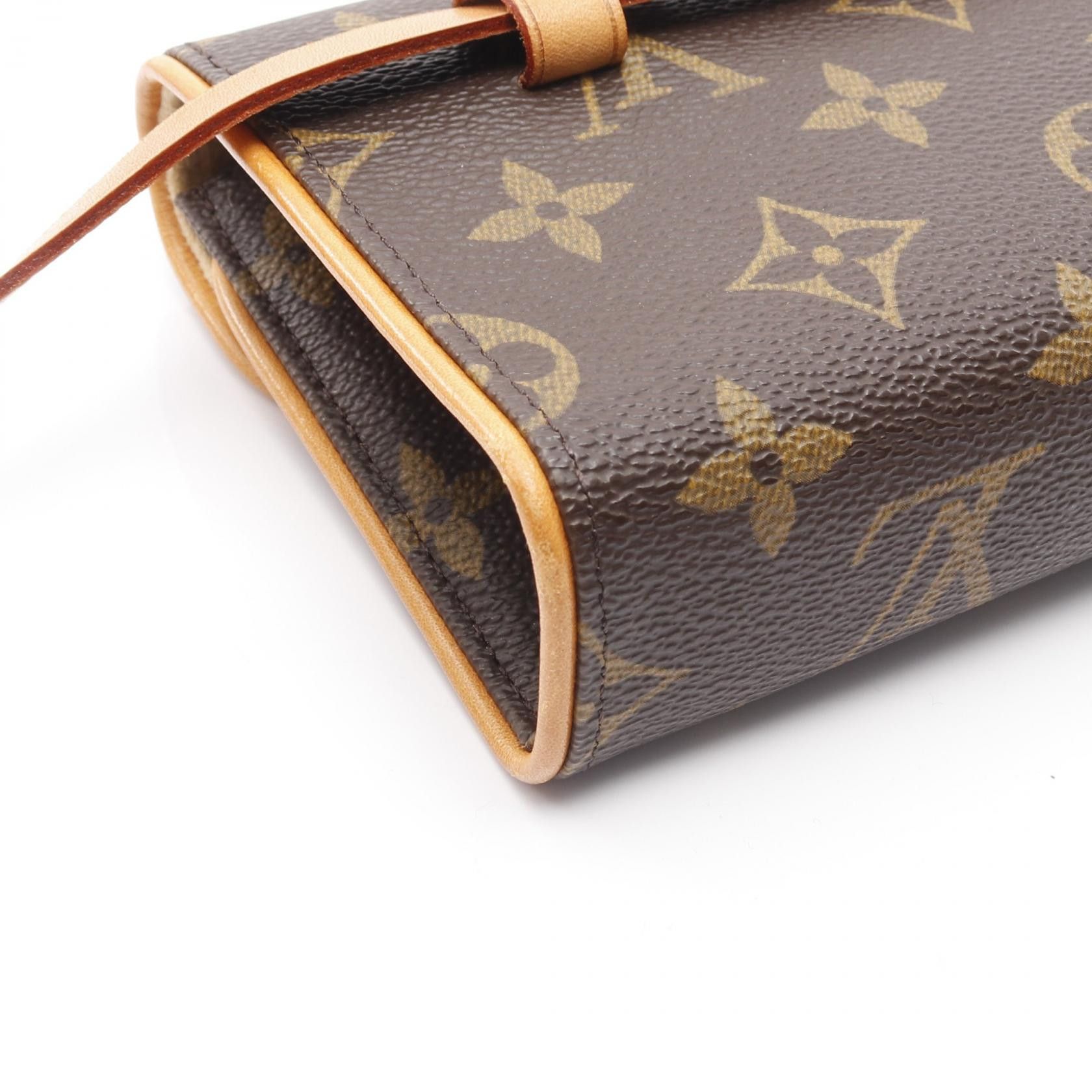 Louis Vuitton Louis Vuitton Louis Vuitton Pochette Florentine Monogram Waist Bag Canvas Belt Bag M51855 DUTY FREE for USA Size ONE SIZE - 6 Thumbnail