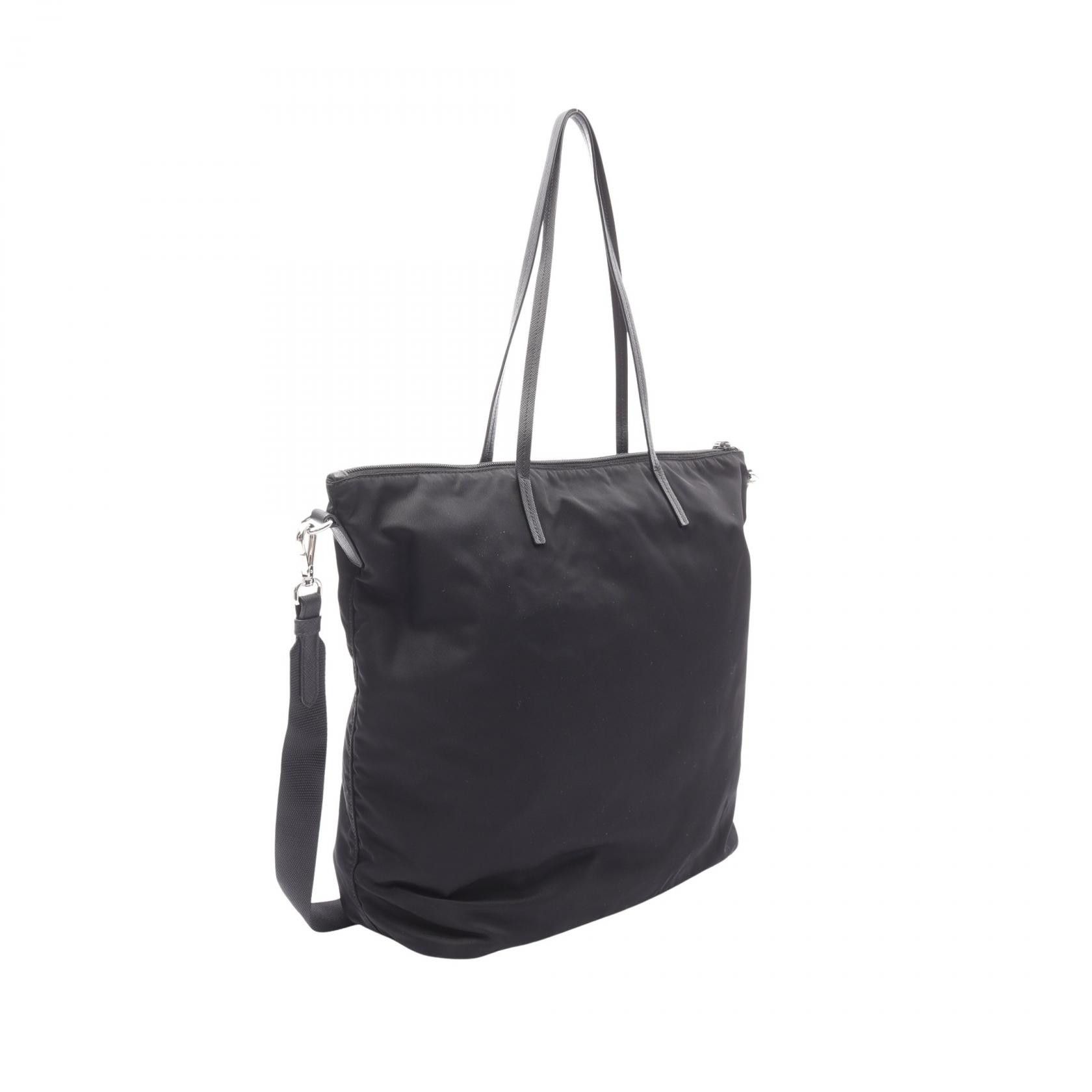 Prada Prada Prada Nylon Leather 2way Tote Bag Leather Tote Bag DUTY FREE for USA Size ONE SIZE - 2 Thumbnail
