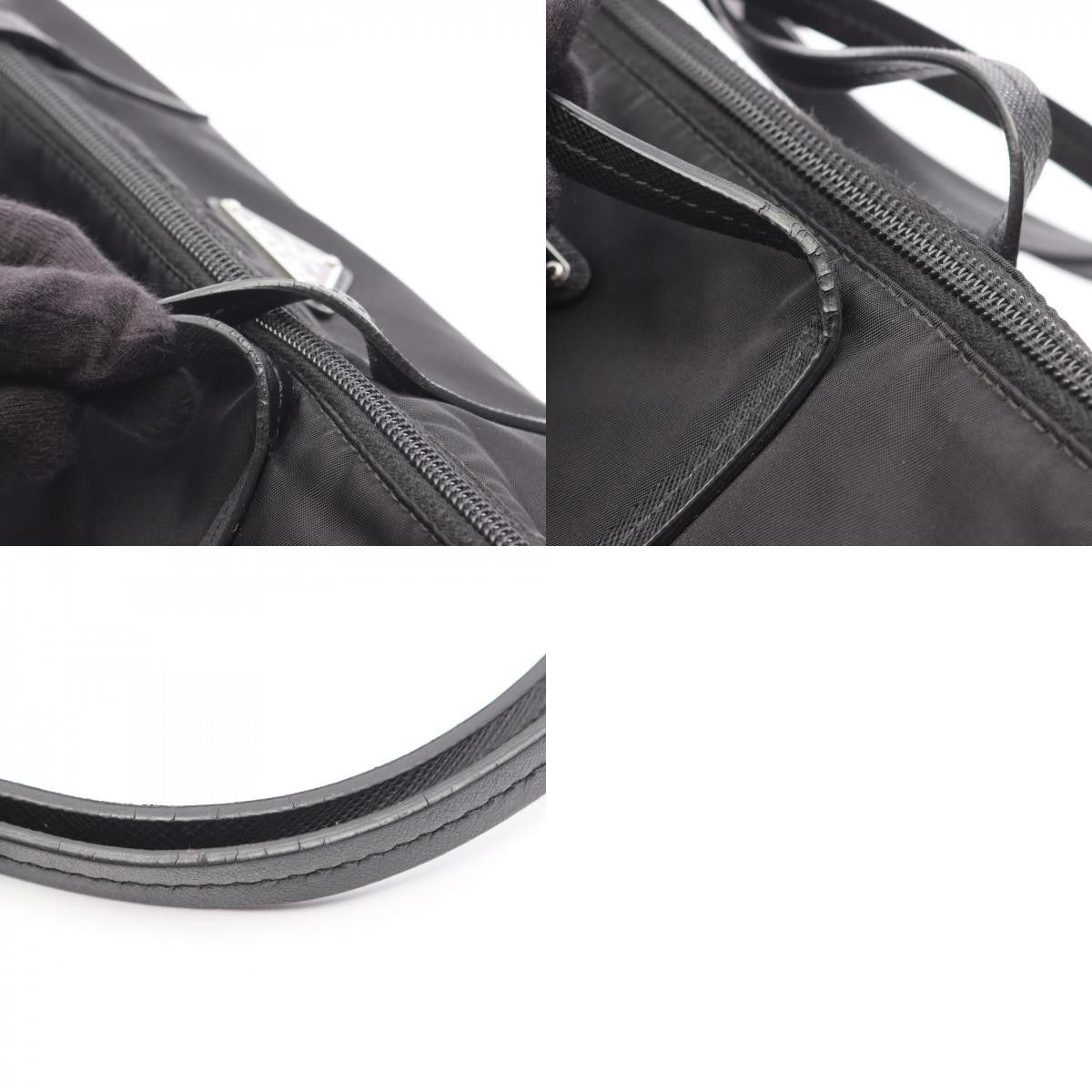 Prada Prada Prada Nylon Leather 2way Tote Bag Leather Tote Bag DUTY FREE for USA Size ONE SIZE - 10 Thumbnail