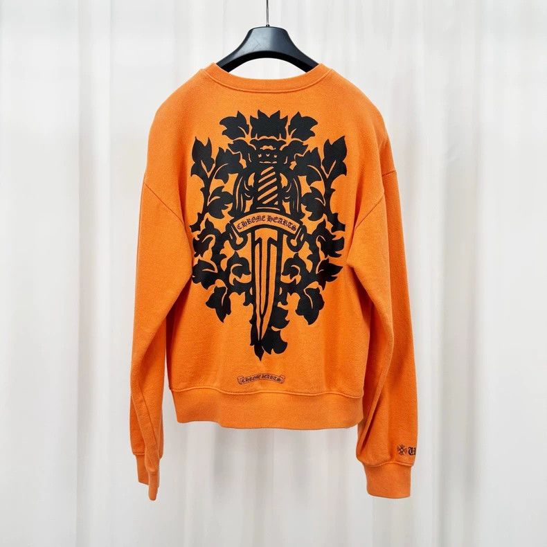 Chrome Hearts Chrome Hearts Orange Sword Print Sweatshirt-yf Size US S / EU 44-46 / 1 - 2 Thumbnail