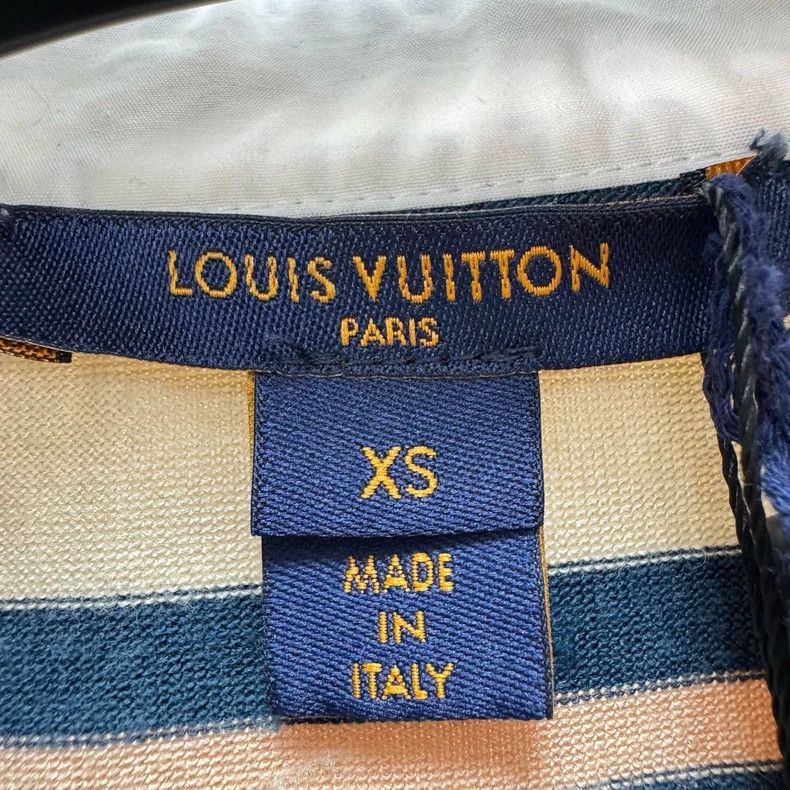 Louis Vuitton Louis Vuitton Striped Collar Knit Sweater-yf Size US XS / EU 42 / 0 - 5 Thumbnail