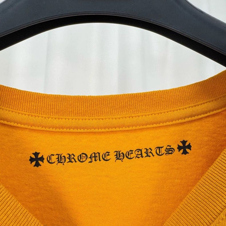 Chrome Hearts Chrome Hearts Yellow Print Short Sleeve Shirt-yf Size US XXL / EU 58 / 5 - 5 Thumbnail