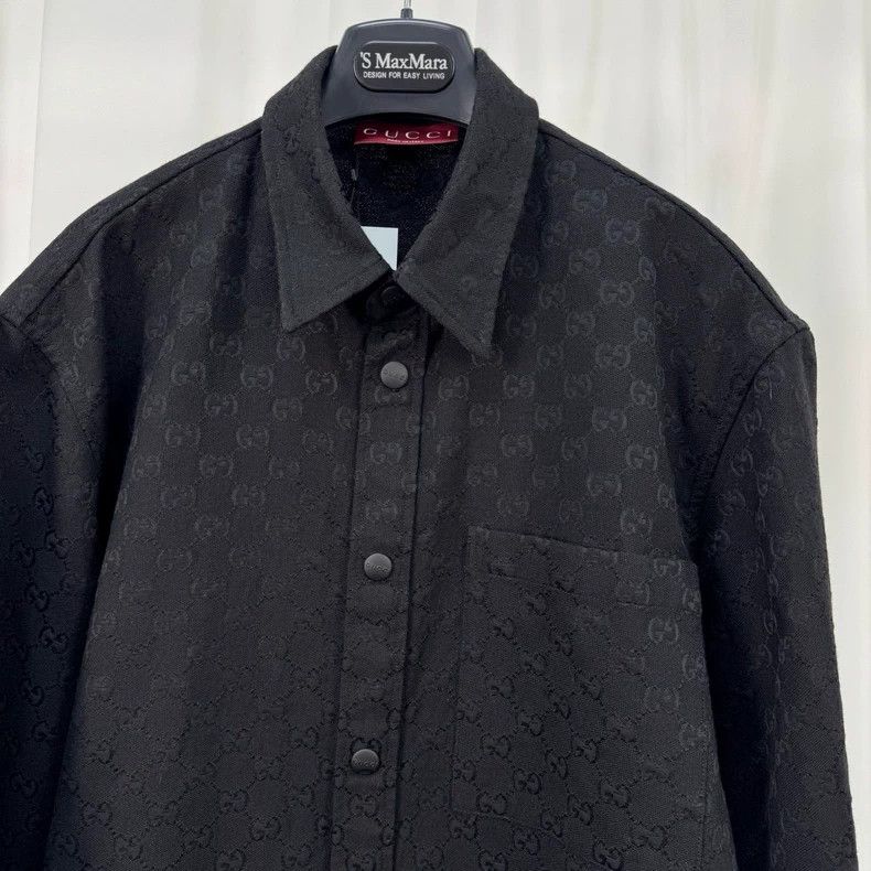 Gucci Gucci Monogram Denim Shirt Jacket-yf Size US L / EU 52-54 / 3 - 3 Thumbnail
