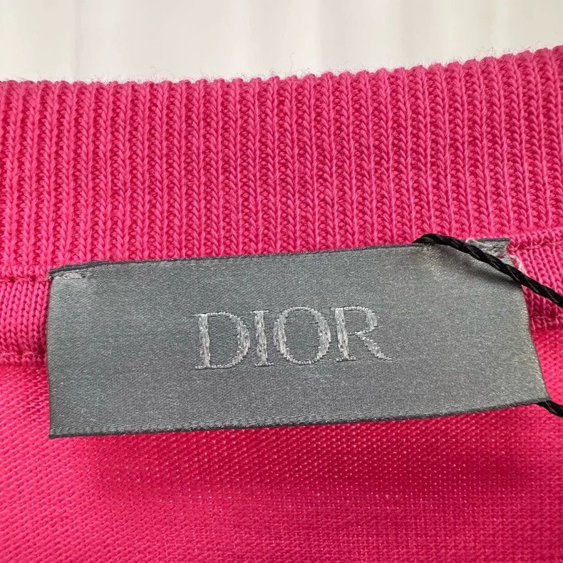 Dior Dior Embroidered Floral Short Sleeve Tee-yf Size US L / EU 52-54 / 3 - 5 Thumbnail