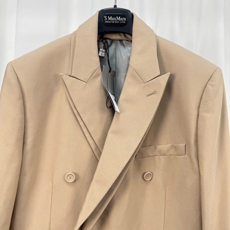 Dior Dior Beige Wool Peak Lapel Blazer-yf Size US M / EU 48-50 / 2 - 3 Thumbnail