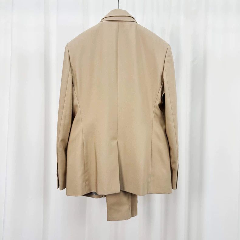 Dior Dior Beige Wool Peak Lapel Blazer-yf Size US M / EU 48-50 / 2 - 2 Thumbnail