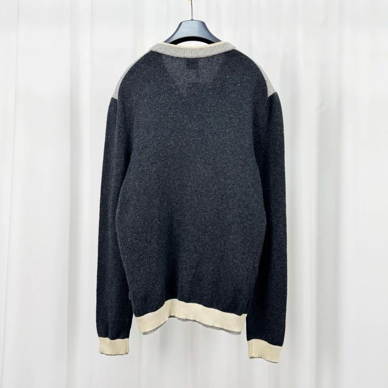 Vintage Boss Argyle Pattern V-Neck Sweater-yf Size US S / EU 44-46 / 1 - 2 Thumbnail