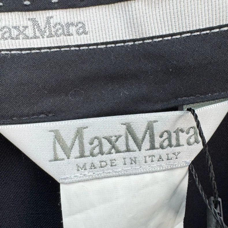 Vintage Maxmara Wool Casual Blue Trousers-yf Size US 40 / EU 56 - 5 Thumbnail