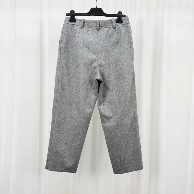 Acne Studios Acne Studios Gray Wool Casual Pants-yf Size US 38 / EU 54 - 2 Thumbnail