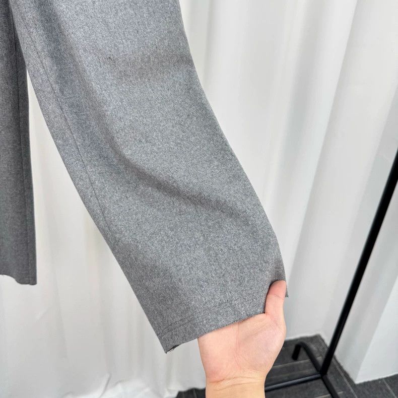 Acne Studios Acne Studios Gray Wool Casual Pants-yf Size US 38 / EU 54 - 4 Thumbnail