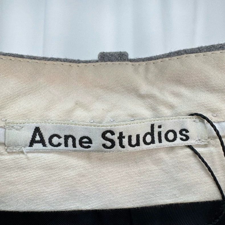 Acne Studios Acne Studios Gray Wool Casual Pants-yf Size US 38 / EU 54 - 5 Thumbnail