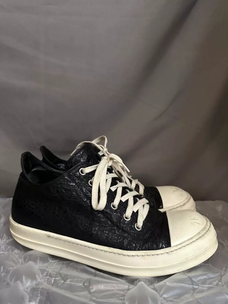 Rick Owens Rick Owens Low-Top Leather Sneakers-yf Size US 10.5 / EU 43-44 - 3 Thumbnail