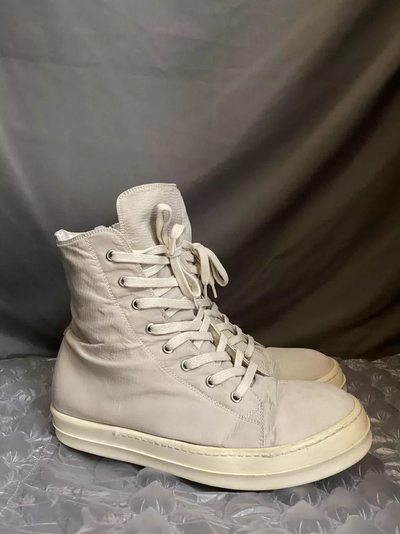 Rick Owens Rick Owens Milk High-Top Boots Silk Surface-yf Size US 10.5 / EU 43-44 - 3 Thumbnail