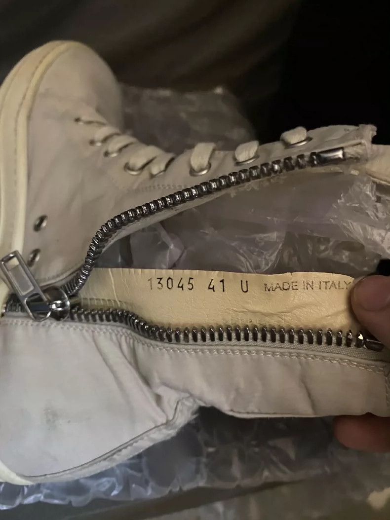 Rick Owens Rick Owens Milk High-Top Boots Silk Surface-yf Size US 10.5 / EU 43-44 - 5 Thumbnail
