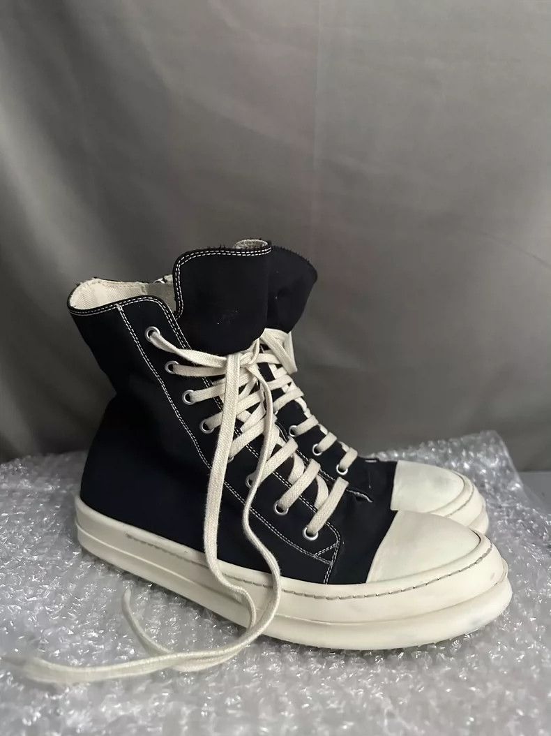 Rick Owens Rick Owens High-Top Sneakers Black-yf Size US 9.5 / EU 42-43 - 4 Thumbnail