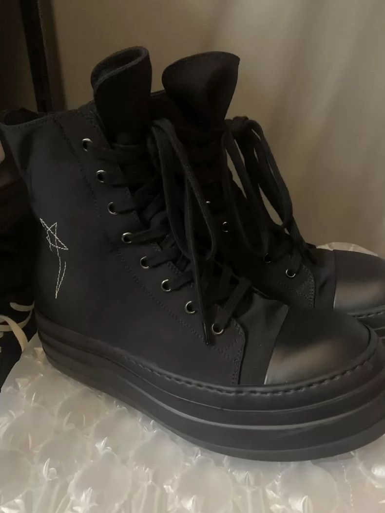 Rick Owens Rick Owens Black High Top Platform Sneakers-yf Size US 9.5 / EU 42-43 - 3 Thumbnail