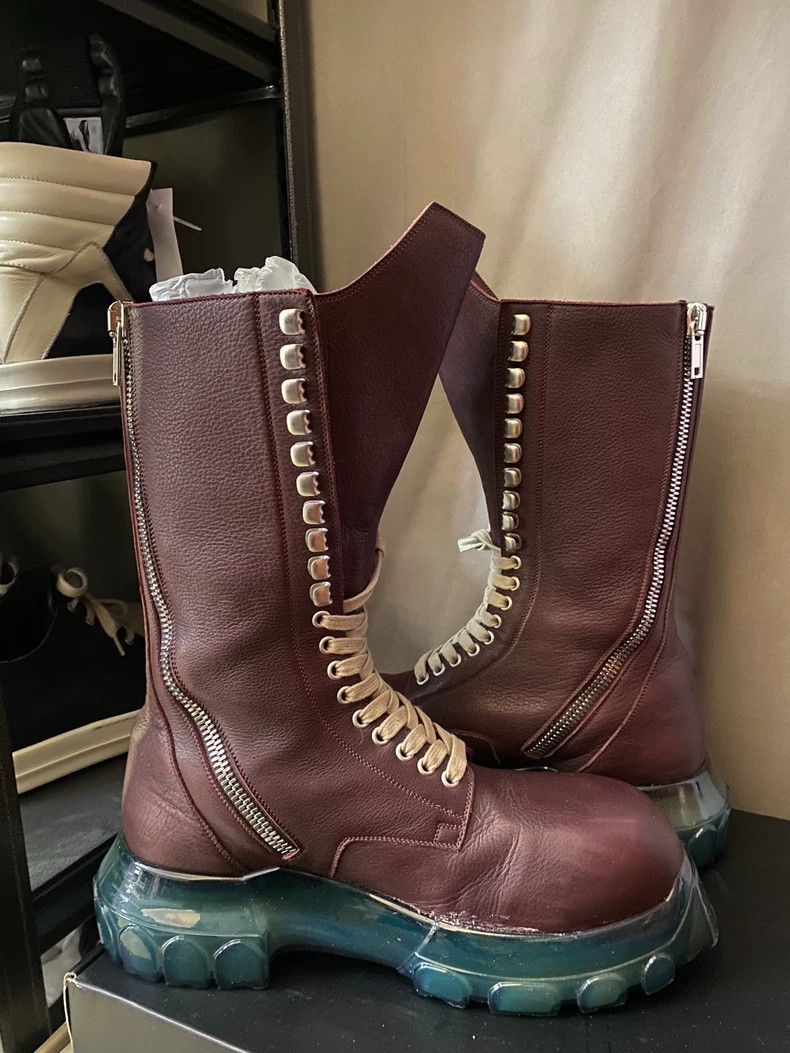 Rick Owens Rick Owens Bozo Red Octopus Sole Boots-yf Size US 10.5 / EU 43-44 - 5 Thumbnail