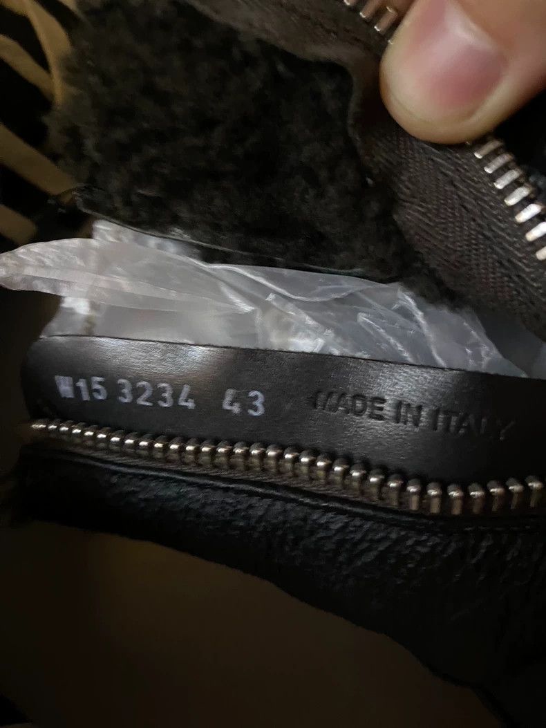 Rick Owens Rick Owens High-Top Leather Fur Sneakers-yf Size US 10.5 / EU 43-44 - 6 Thumbnail