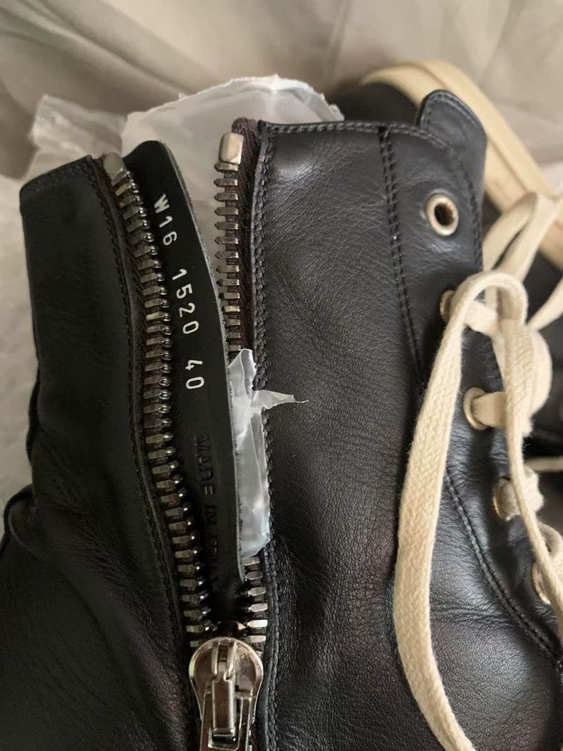 Rick Owens Rick Owens High-Top Leather Sneakers-yf Size US 9.5 / EU 42-43 - 6 Thumbnail