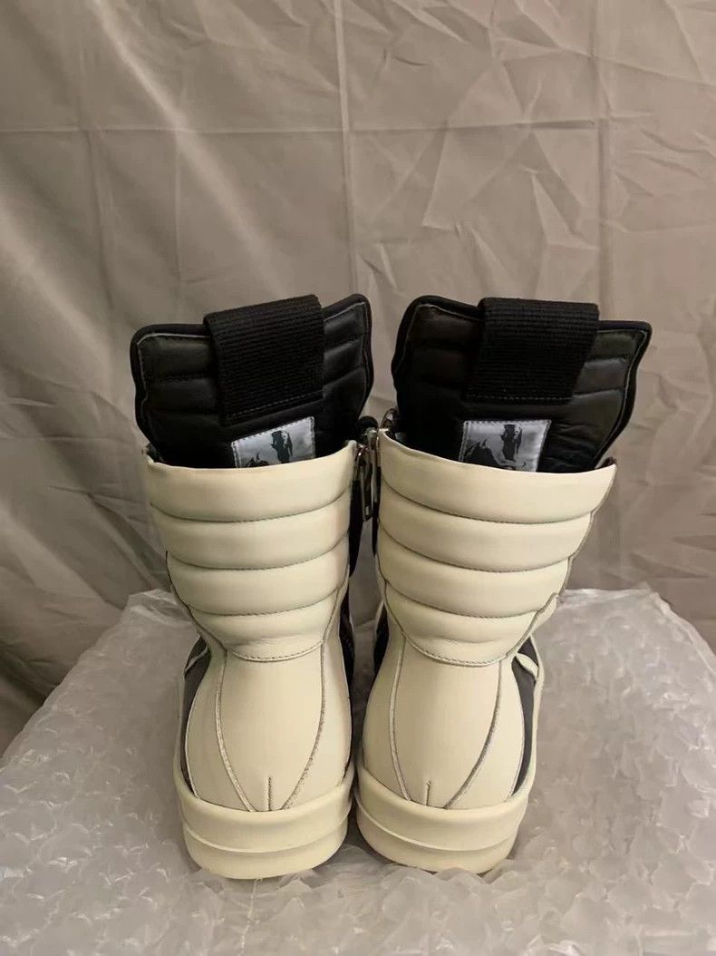 Rick Owens Rick Owens High-Top Leather Sneakers-yf Size US 10.5 / EU 43-44 - 4 Thumbnail